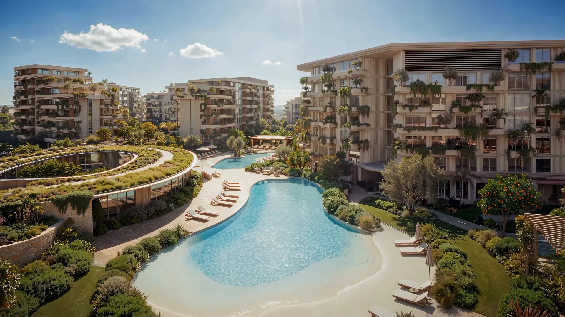 Arancia Yards, Lagunowy basen