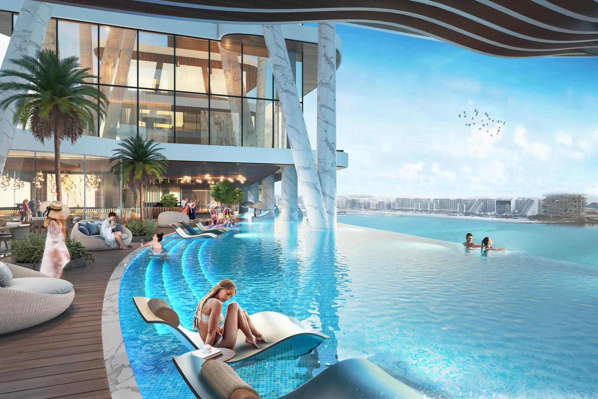 DAMAC Bay 2 by Cavalli, Basen infinity