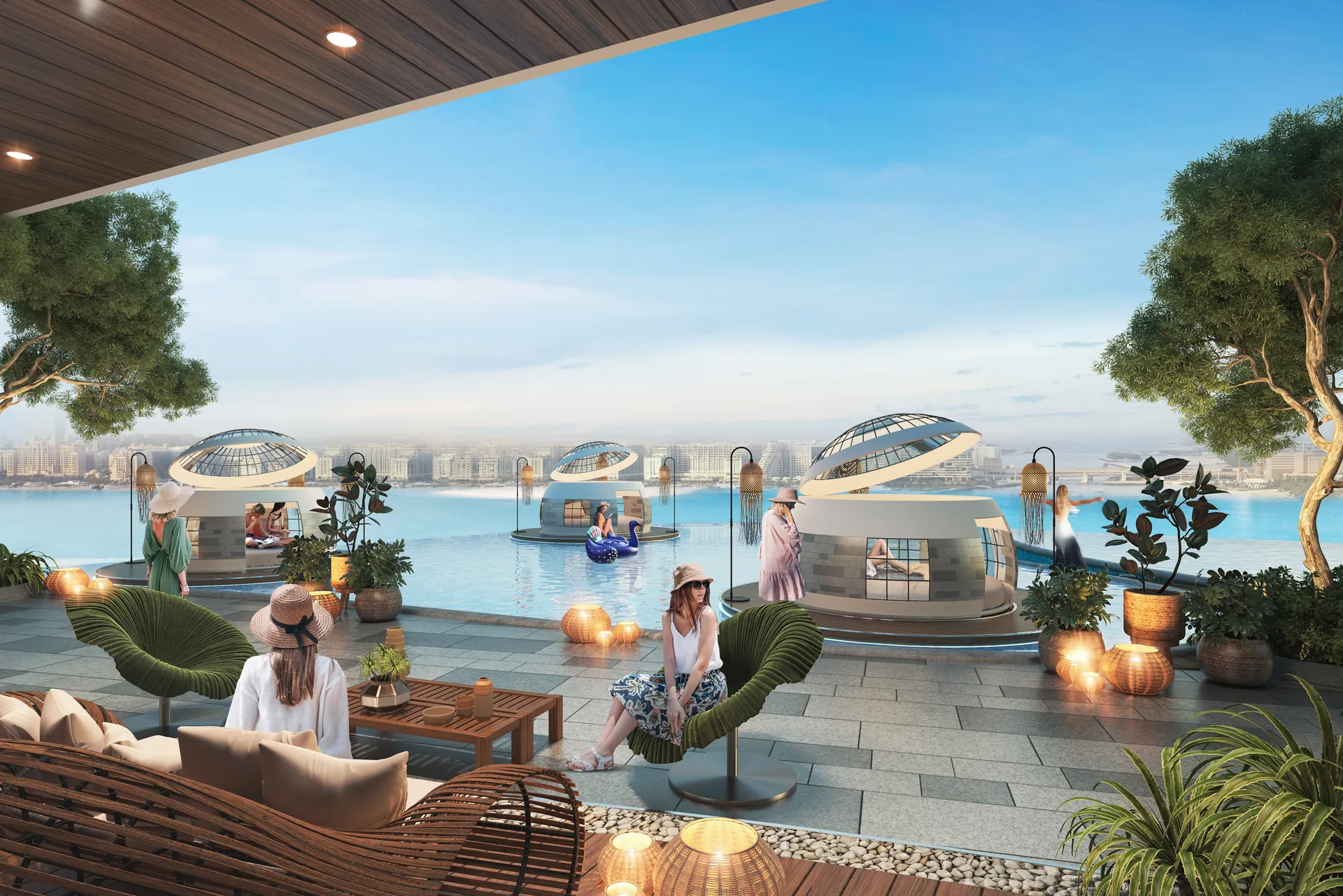 DAMAC Bay 2 by Cavalli, Spa i kapsuły