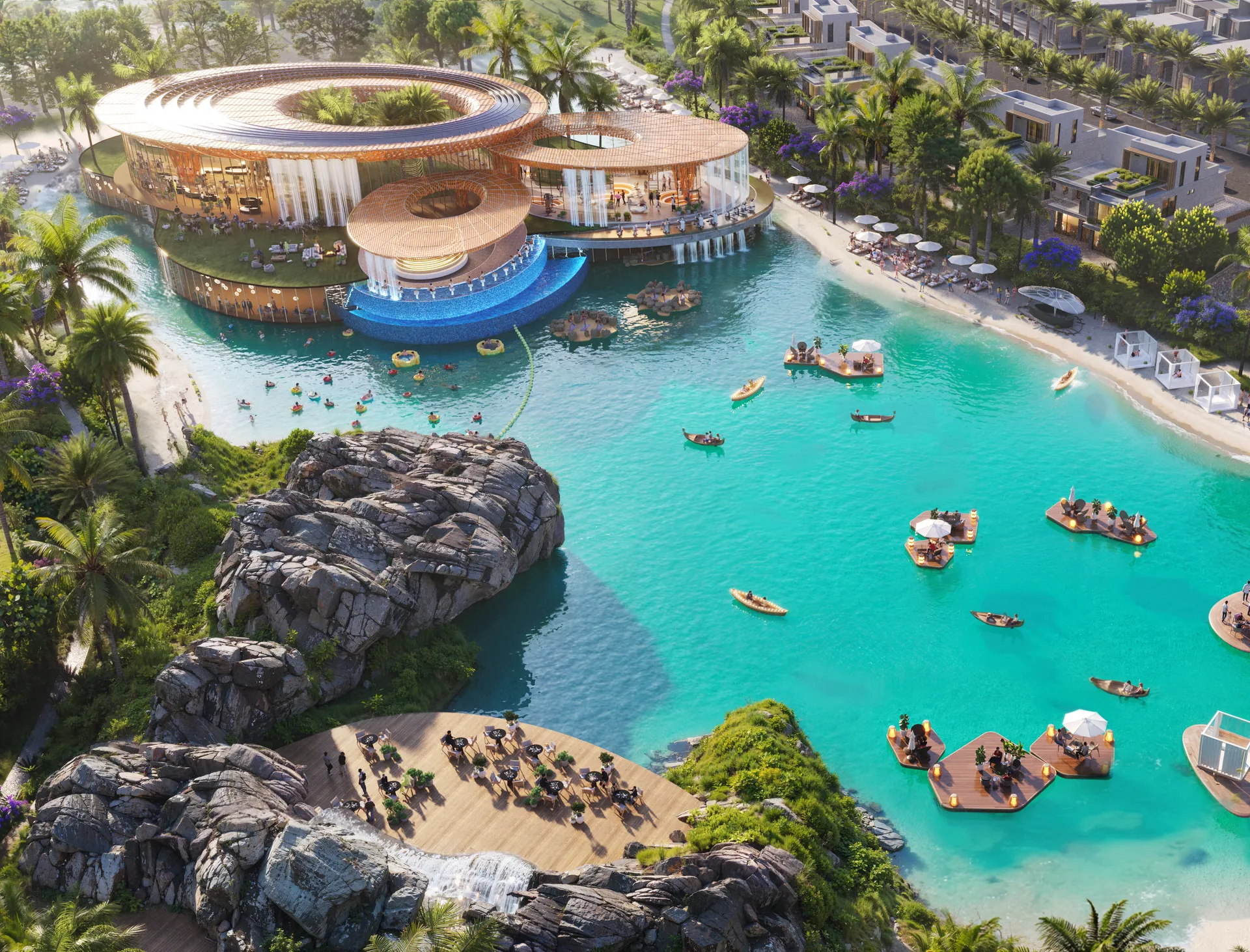 DAMAC Islands 2, Laguna kąpielowa