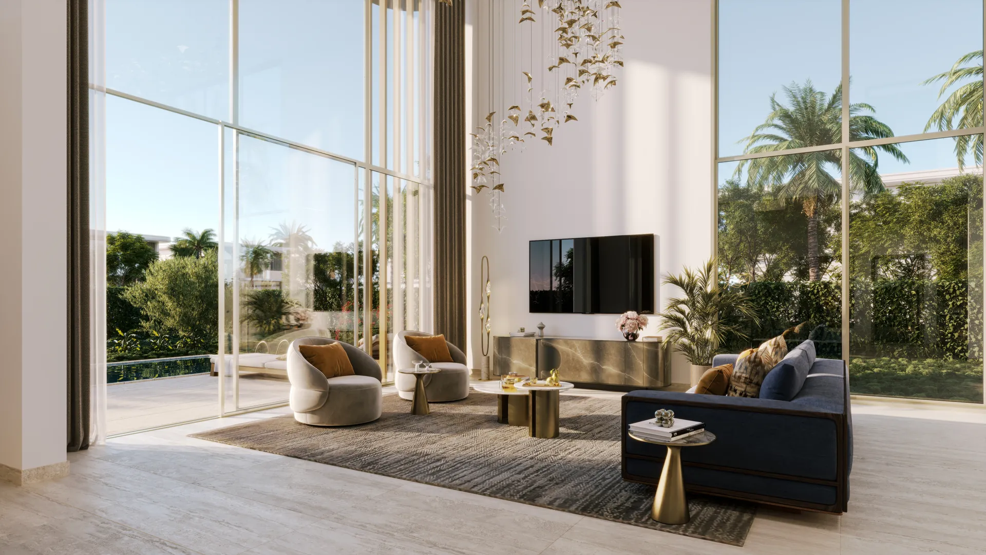 Manchester City Yas Residences, Przeszklenia od podłogi do sufitu