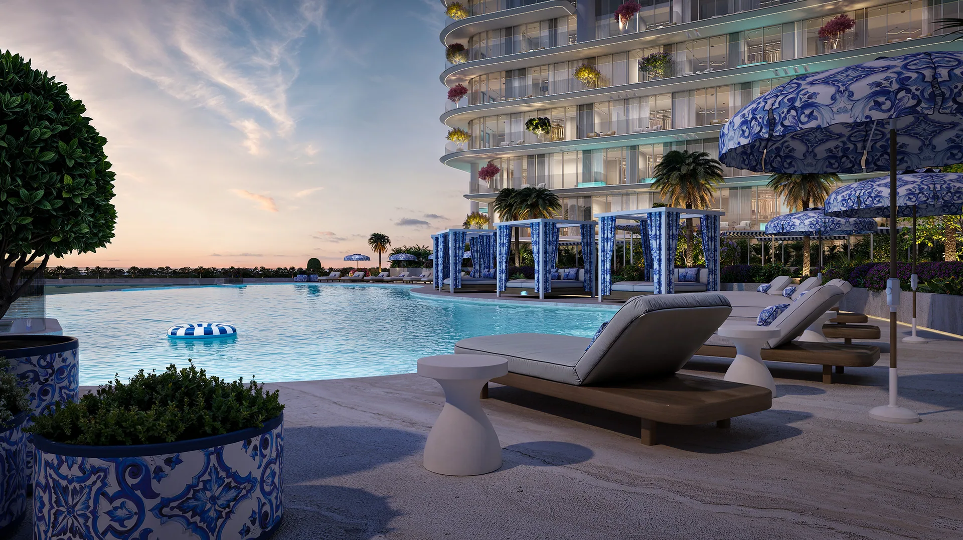 Villa del Garda, Basen 40 m